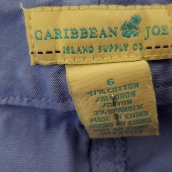 Caribbean Joe Twill Ankle Pants Sz 6 NEW MSRP $ 35 - Picture 2 of 2